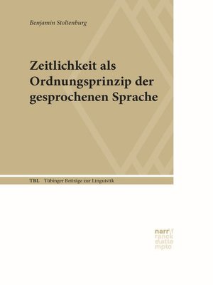 cover image of Zeitlichkeit als Ordnungsprinzip der gesprochenen Sprache